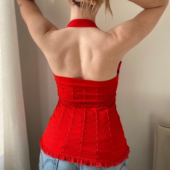 vintage marciano nylon halter top - Picture 5 of 5